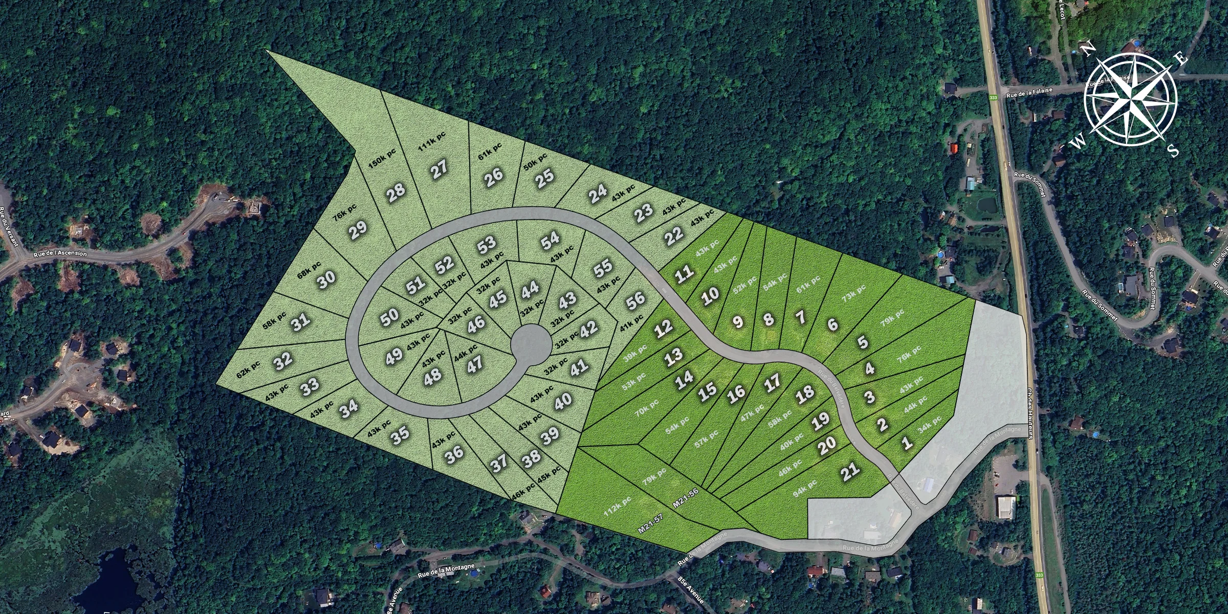 Lotissement - Domaine de la Montagne